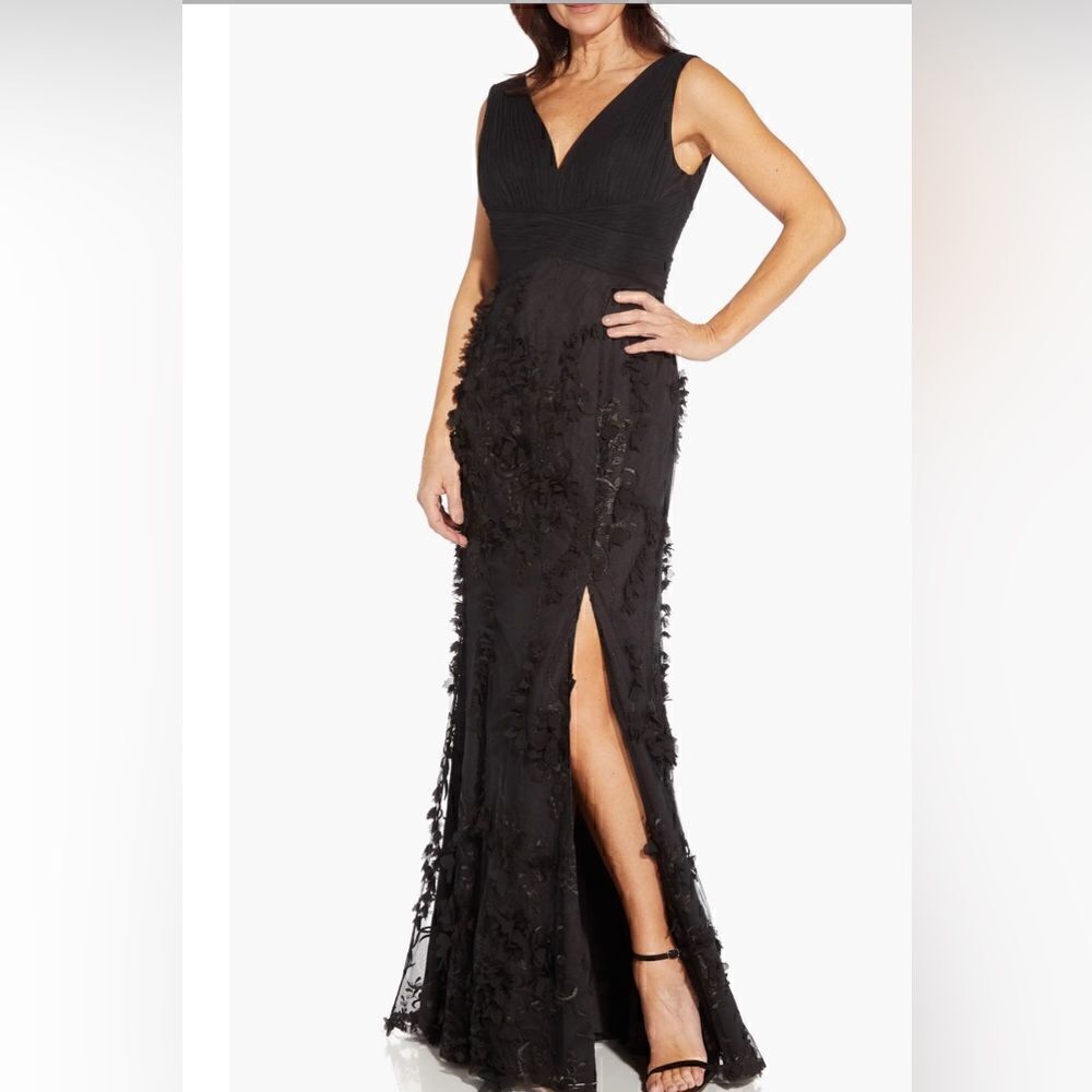 Embroidered Mesh Trumpet Gown
Aidan Mattox by Adrianna Papell